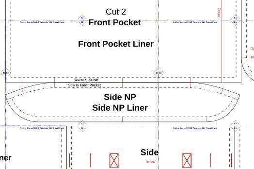 A photo of the TRVL 20L: Travel Backpack Sewing Guide – Airline Personal Item Sized.