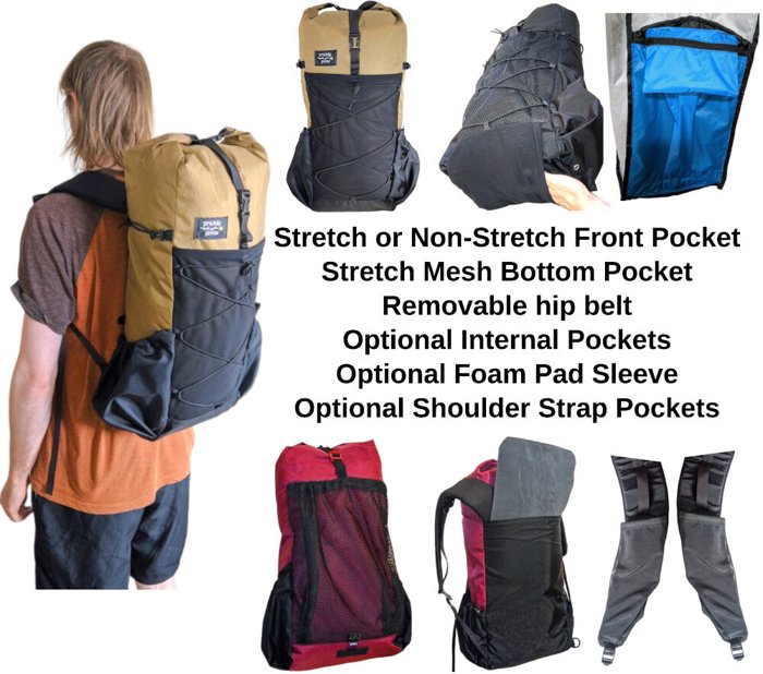 A photo of the 25L Ultralight Day/Commuter Backpack Sewing Guide.