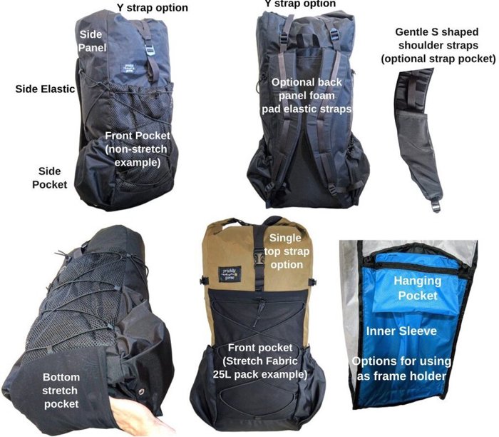 A photo of the 32 Litre Frameless* Ultralight Backpack Sewing Guide.