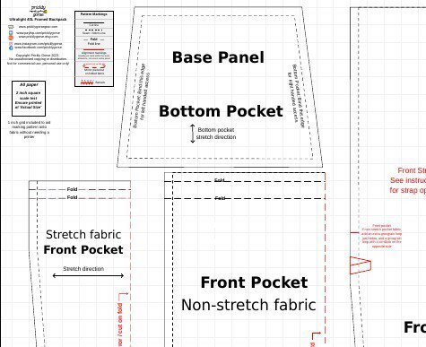 A photo of the 32 Litre Frameless* Ultralight Backpack Sewing Guide.