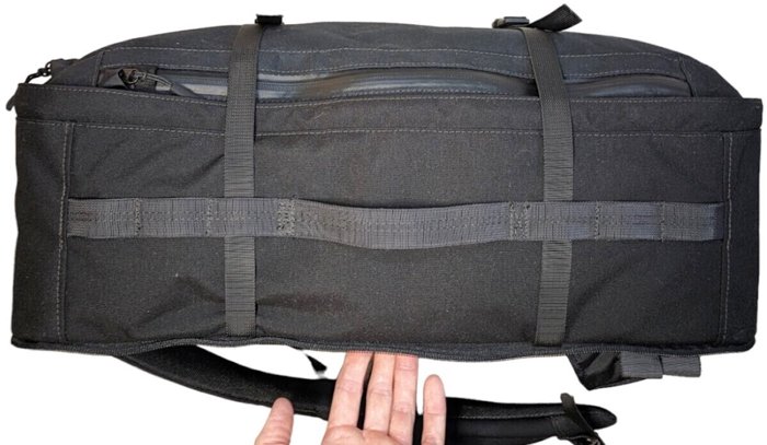A photo of the TRVL 40L: Travel Backpack Sewing Guide – Max Airline Carry On (coming soon).