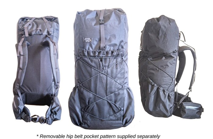 A photo of the 50 Litre Framed Ultralight Backpack Sewing Guide.