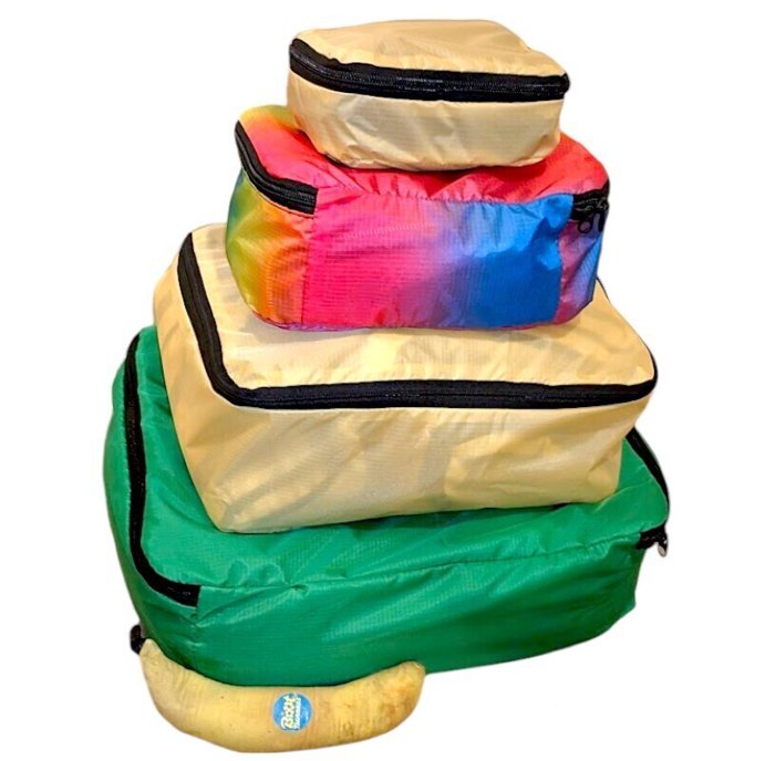 A photo of the Clamshell Packing Cubes, 4 Sizes.