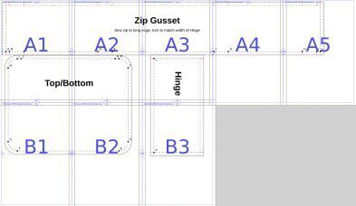 A4 and US letter patterns