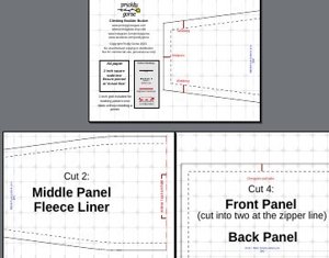 Detail for Sew Your Own Custom Boulder Bucket Chalk Bag!