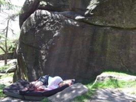 Me ‘bouldering’ Stretch and Mantle f6C sent