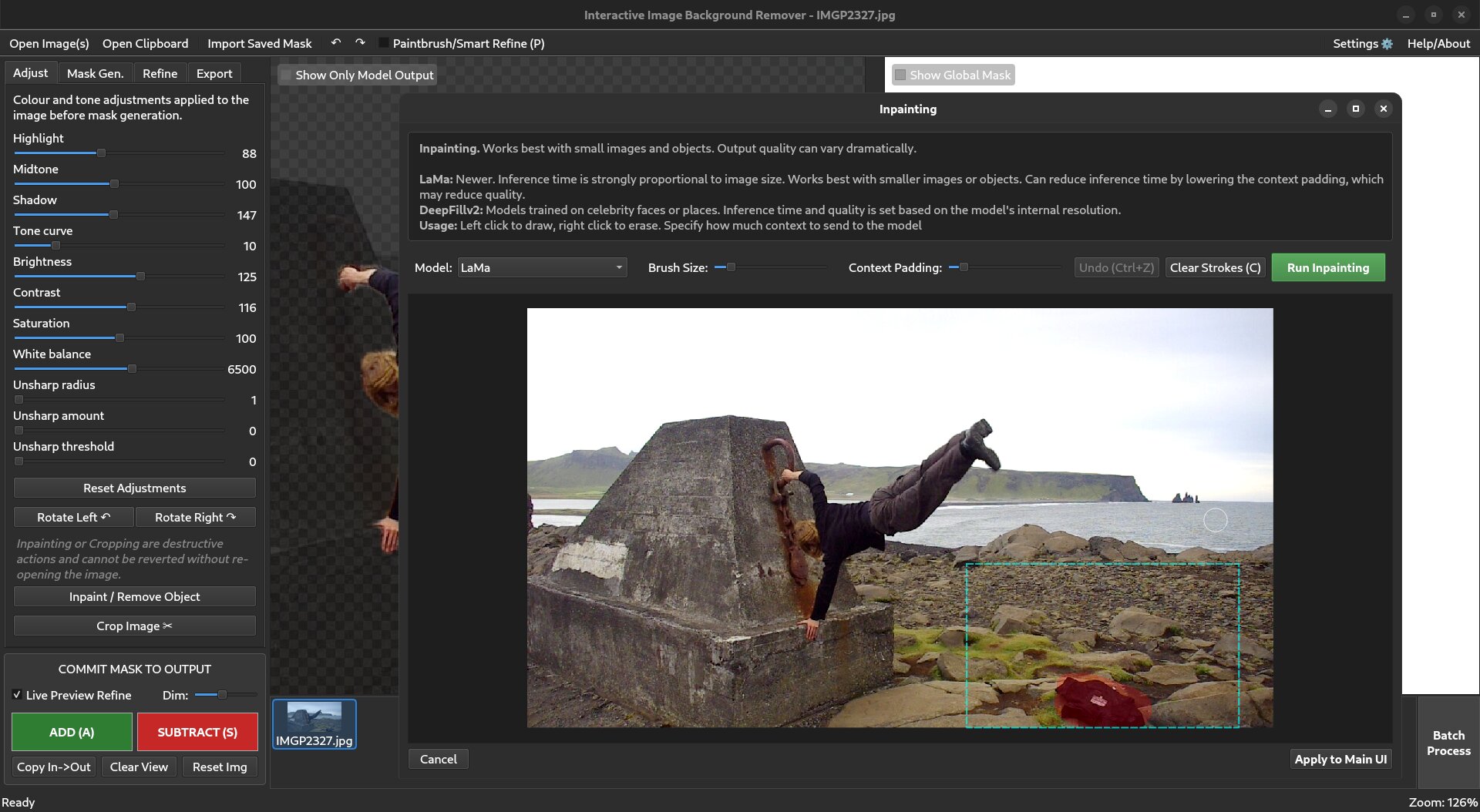 Image Editor screenshot