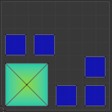 Heavily stretched UV map