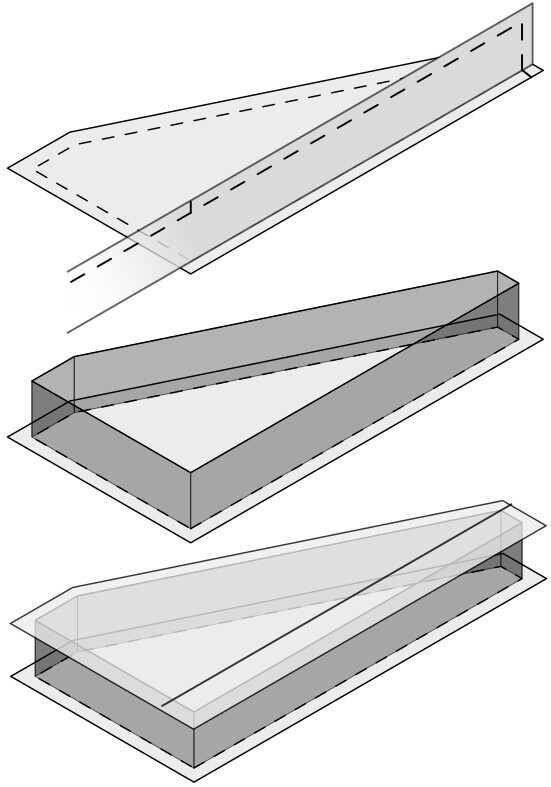 Assembly diagram for a frame bag.