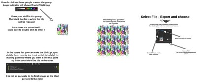 Screenshot of the template