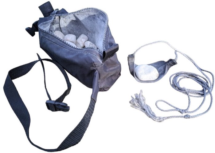 A photo of the Shepherds Sling – Rock Slinger Camp ‘Toy’.