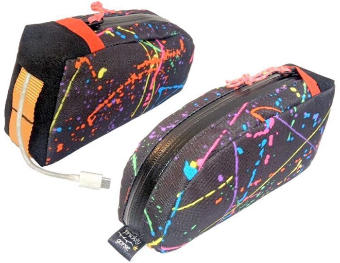 A photo of the Small and Large Top Tube Bags Sewing Guide.