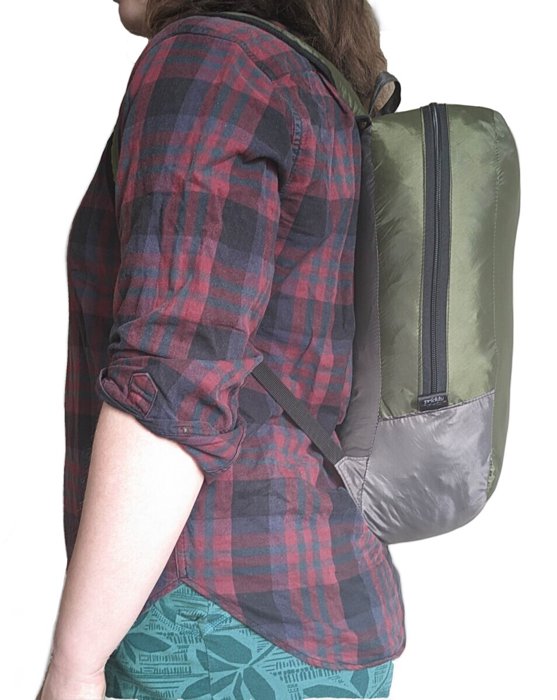 Slim profile with scooped base to keep out of your way during activities