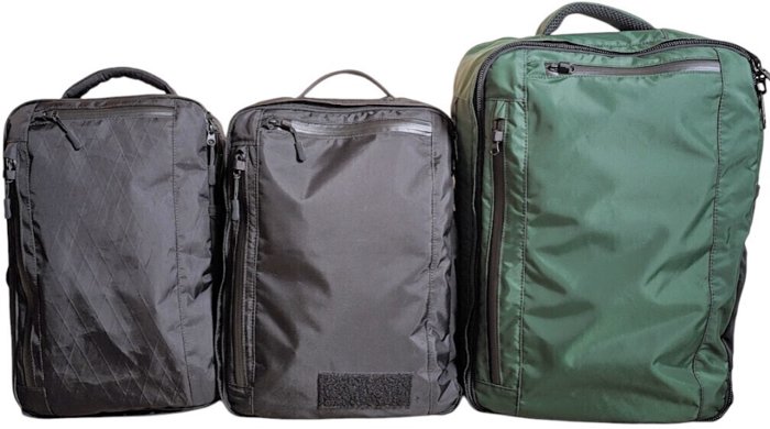 TRVL 15 – Ryanair (left), TRVL 20 (middle), TRVL 32 (right)