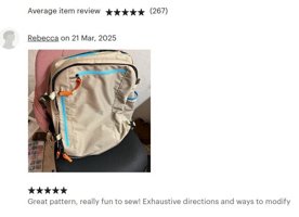 A photo of the TRVL 32L: Travel Backpack Sewing Guide.